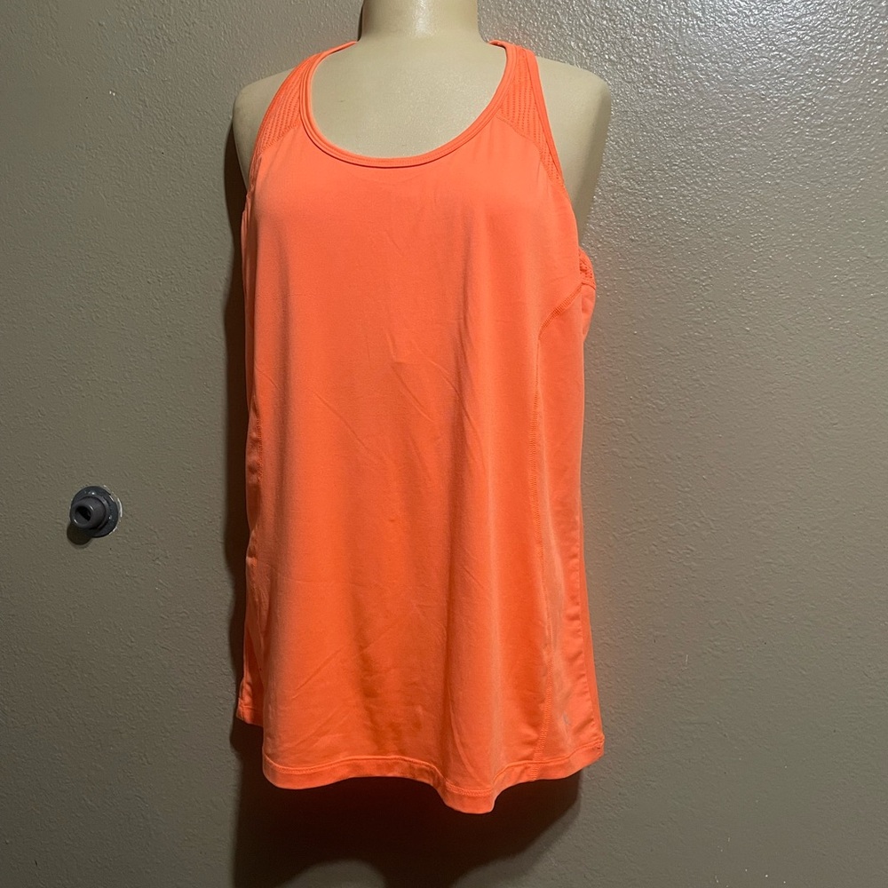 Danskin Now Orange Relaxed Tank Top
